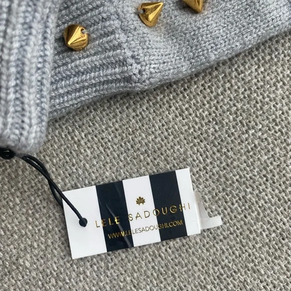 LeLe Sadoughi studdded gloves NWT - Picture 3 of 4